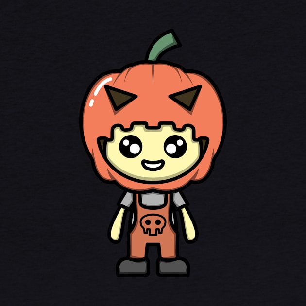 kawaii cute halloween by ReasArt